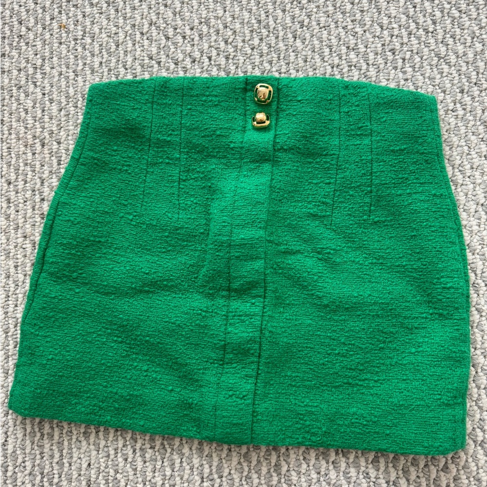 Zara Tweed Mini Skirt - Medium
